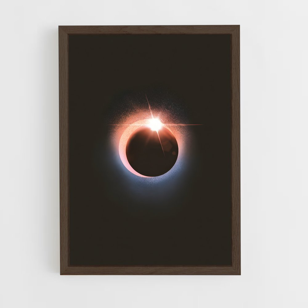 Poster magnifique éclipse lunaire – affiche Univers (vue 5)